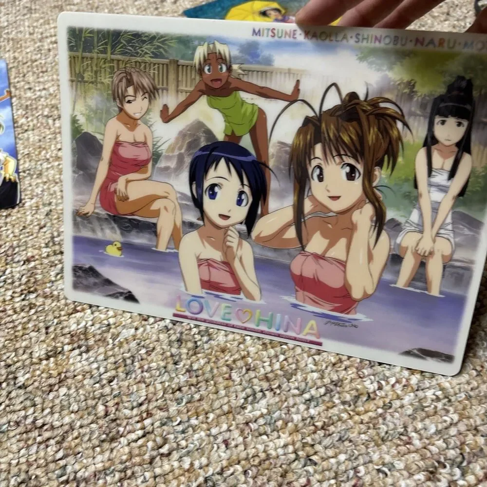 Love Hina Shitajiki Pencil Boards Lot (8 total) - ~7x10